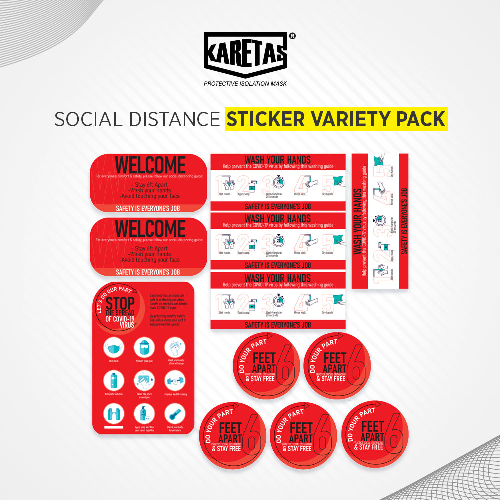 RETAIL STORE - Social Distancing Stickers