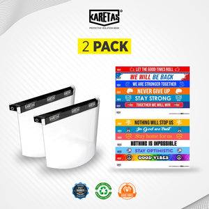 KARETAS - PPE Face Shield 2 PACK