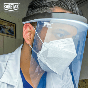 PREMIUM KARETAS - Face shield - Impenetrable PET Barrier